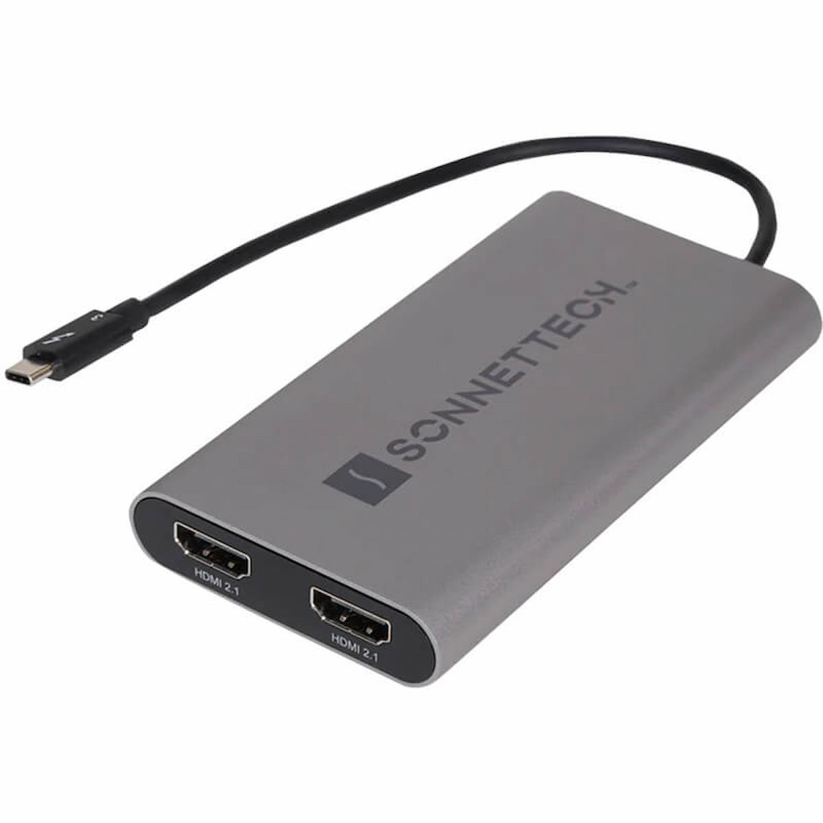 Sonnet Thunderbolt 3 Dual 4K HDMI 2.1 Adapter Sonnet Thunderbolt 3 Dual 4K HDMI 2.1 Adapter